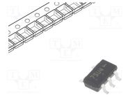 IC: digital; NOT; Ch: 1; IN: 1; SMD; SOT23-5; 2÷6VDC; -40÷85°C; 1uA 