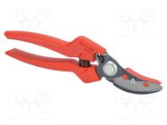 Garden pruner; for picking roses; 210mm; steel; Ø12mm max BAHCO