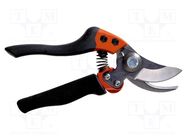 Garden pruner; steel; Ø15mm max; with revolving handle; M; ERGO® BAHCO