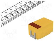 Capacitor: tantalum-polymer; low ESR; 6.8uF; 63VDC; E; 2917; TCJ KYOCERA AVX