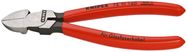 KNIPEX 72 51 160 Diagonal Cutter for fibre optics plastic coated 160 mm