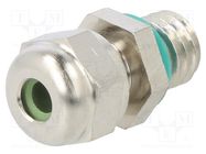 Cable gland; M6; 1; IP68; brass; HSK-MINI HUMMEL