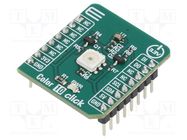 Click board; prototype board; Comp: VEML3328; colour sensor MIKROE