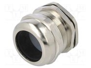 Cable gland; M50; 1.5; IP68; brass; Body plating: nickel; RRPL RAYCHEM RPG