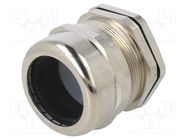 Cable gland; PG36; IP68; brass; Body plating: nickel; RRPL RAYCHEM RPG