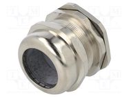 Cable gland; PG42; IP68; brass; Body plating: nickel; RRPL RAYCHEM RPG