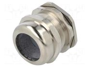 Cable gland; PG42; IP68; brass; Body plating: nickel; RRPL RAYCHEM RPG