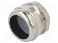 Cable gland; PG48; IP68; brass; Body plating: nickel; RRPL RAYCHEM RPG