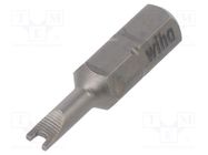 Screwdriver bit; spanner; SP4; Overall len: 25mm; STANDARD WIHA