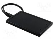 RFID reader; 7÷32V; 1-wire,RS232,UART,WIEGAND; 54x85x7mm; black NETRONIX