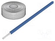 Wire; LivY-Toy; stranded; Cu; 0.04mm2; PVC; blue; 60V; 10m; 1x0.04mm2 DONAU ELEKTRONIK