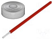 Wire; LivY-Toy; stranded; Cu; 0.04mm2; PVC; red; 60V; 100m; 1x0.04mm2 DONAU ELEKTRONIK