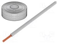 Wire; LiY; stranded; Cu; 0.14mm2; PVC; grey; 60V; 10m; 1x0.14mm2 DONAU ELEKTRONIK