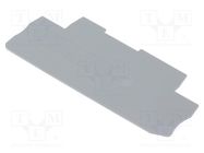 End plate; grey; Width: 0.8mm; Ht: 34.9mm; L: 86mm PHOENIX CONTACT