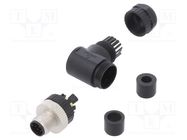 Connector: M12; plug; PIN: 8; male; A code-DeviceNet / CANopen DEGSON ELECTRONICS