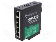 Switch Ethernet; unmanaged; Number of ports: 5; 5÷30VDC; RJ45; SW 