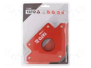 Try square; 122x190x25mm; Kind: welding; magnetic; 34kg YATO