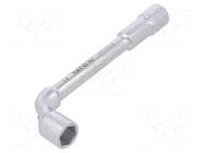 Wrench: socket spanner; L-type; HEX 14mm; Chrom-vanadium steel YATO