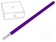 Wire; H05V-K; stranded; Cu; 0.5mm2; PVC; violet; 300V,500V; Class: 5 HELUKABEL