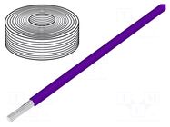 Wire; H07Z-K; stranded; Cu; 2.5mm2; FRNC; violet; 450V,750V; Class: 5 LAPP