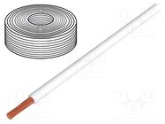 Wire; LiY; stranded; Cu; 0.25mm2; PVC; white; 900V; 250m; Class: 5 LAPP