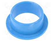 Bearing: sleeve bearing; with flange; Øout: 23mm; Øint: 20mm; blue IGUS