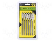 Drill set; for wood; wood,chipboard; 6pcs. C.K