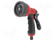 Adjustable sprinkler; ABS,PP; pistol PROLINE