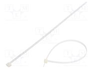 Cable tie; L: 700mm; W: 9mm; polyamide; 778N; natural; Ømax: 210mm FIX&FASTEN