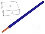 Wire; H07V-K; stranded; Cu; 1.5mm2; PVC; ultramarine blue; 100m LAPP