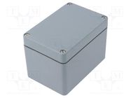 Enclosure: multipurpose; X: 75mm; Y: 110mm; Z: 75mm; polyester; grey RAYCHEM RPG