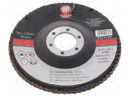 Flap grinding wheels; Ø: 115mm; Granularity: 80; wood,steel; 22mm MEDID