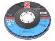 Flap grinding wheels; Ø: 115mm; Øhole: 22mm; Granularity: 80 MEDID