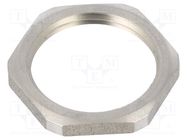 Nut; PG13,5; stainless steel; 24mm; Thread: PG; GM-INOX HUMMEL