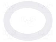 Gasket; polyetylene; Thk: 1mm; Øint: 12mm; Øout: 16.3mm; M12 OBO BETTERMANN