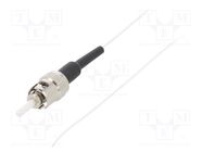 Optic fiber pigtail; ST/UPC; 2m; Optical fiber: 9/125um; LSZH QOLTEC