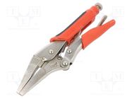 Pliers; Morse's,locking; 220mm; Chrom-vanadium steel YATO