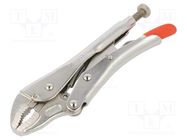 Pliers; Morse's,locking; 180mm; molybdenum steel YATO