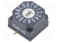 Encoding switch; HEX/BCD; Pos: 16; SMT; Rcont max: 80mΩ; 7Ncm; F SUNGMUN ELECTRONICS