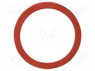 Gasket; GFK; Thk: 1.5mm; Øint: 22mm; Øout: 30mm; NPT1/2"; -60÷105°C HUMMEL