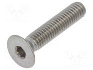 Screw; M4x20; 0.7; Head: countersunk; hex key; HEX 2,5mm; DIN 7991 