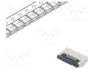 Connector: FFC/FPC; horizontal; PIN: 8; ZIF; SMT; 500mA; tinned; 30mΩ CONNFLY