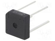 Bridge rectifier: single-phase; Urmax: 800V; If: 6A; Ifsm: 175A VISHAY