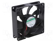 Fan: DC; axial; 24VDC; 92x92x25mm; 76.45m3/h; 32dBA; Vapo; 2700rpm SUNON