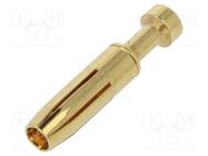 Contact; female; copper alloy; gold-plated; 1mm2; 18AWG; bulk; 16A DEGSON ELECTRONICS