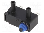 Microswitch SNAP ACTION; 0.1A/125VAC; 2A/12VDC; without lever OMRON Electronic Components