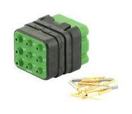 RECTANGULAR MODULE, PLUG, 9POS, 3ROW