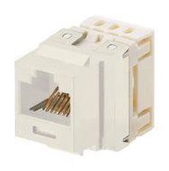 RJ45 CONNECTOR, JACK, 8P8C, CAT5E, YEL