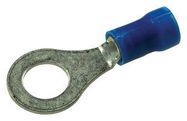 TERMINAL, RING TONGUE, M8, 14AWG, BLU