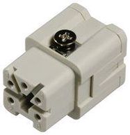 INSERT, RECEPTACLE, 4+PE, SPRING